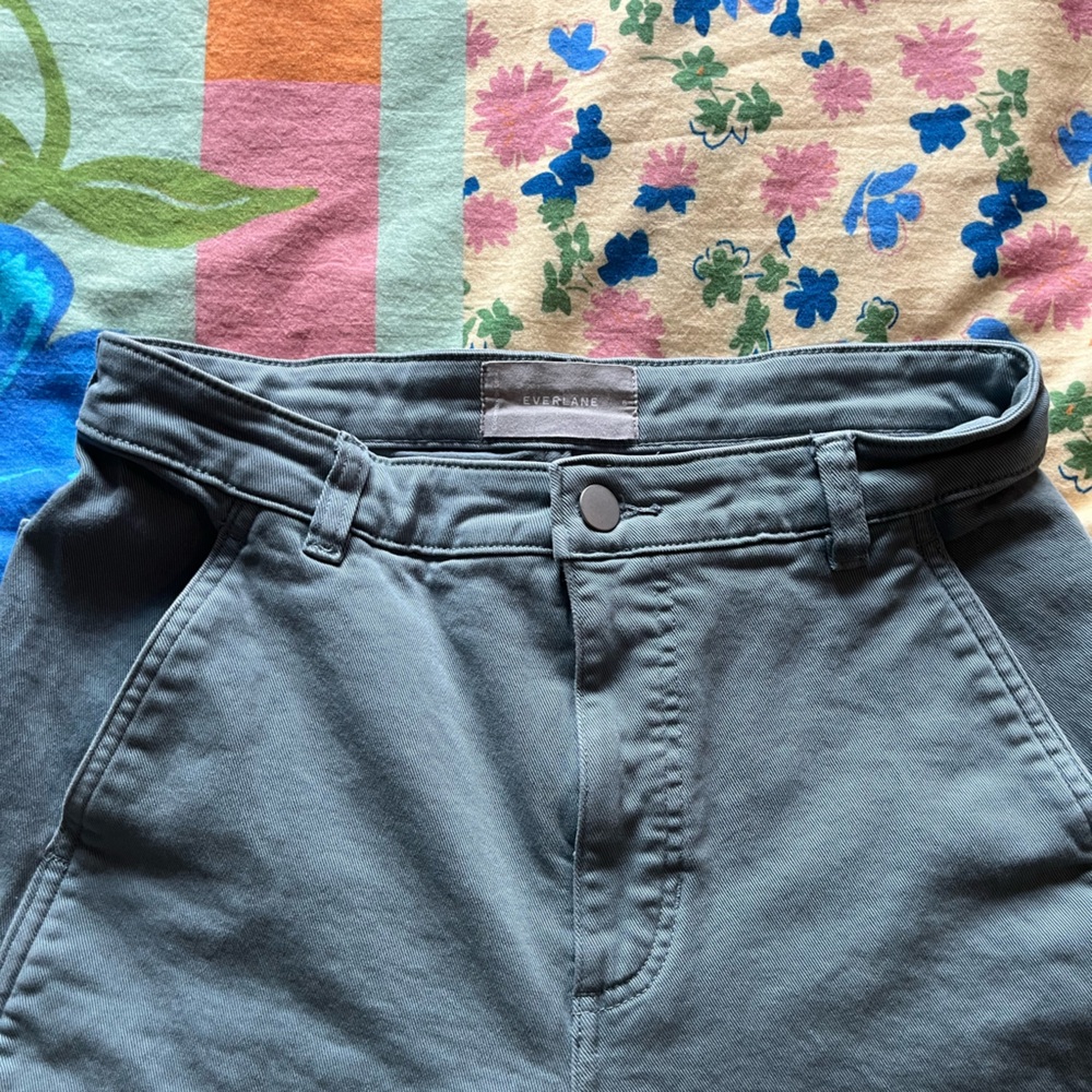 Everlane Green High-Waisted Pants